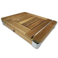 @tec Mobile Gartendusche Bodendusche Aus Massivem Teak-Holz -KALDEWEI-Shop 1510923000 prod 003