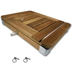 @tec Mobile Gartendusche Bodendusche Aus Massivem Teak-Holz -KALDEWEI-Shop 1510923000 prod 005