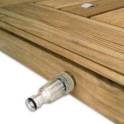 @tec Mobile Gartendusche Bodendusche Aus Massivem Teak-Holz -KALDEWEI-Shop 1510923000 prod 006