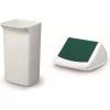 Durable Abfallbehälter-Set DURABIN Flip 40 Liter, Weiß/grün -KALDEWEI-Shop 1511420000 prod 001