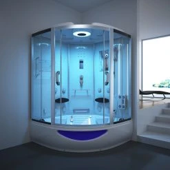 Home Deluxe Exclusive Dampfduschkabine, Weiß 9 Home Deluxe Exclusive Dampfduschkabine, Weiß -KALDEWEI-Shop 1649266001 prod 002