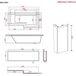 HOME DELUXE Badewanne »Elara« | Versch. Ausführungen -KALDEWEI-Shop 1755063000 prod 006