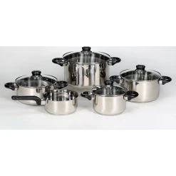Sonstiges Edelstahl-Topfset Denver, 5-teilig