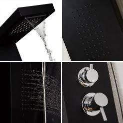 Home Deluxe Duschpaneel Cascata, Schwarz -KALDEWEI-Shop 1903683001 prod 004