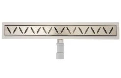 Duschrinne MCW-D94c, Bodenablauf Abflussrinne Duschablauf, Edelstahl Siphon 50-120cm ~ 50cm -KALDEWEI-Shop 2122971000 prod 003