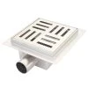 Duschablauf MCW-D95b, Bodenablauf Abflussrinne Bad, Edelstahl Siphon ~ 20x20cm -KALDEWEI-Shop 2122975002 prod 001