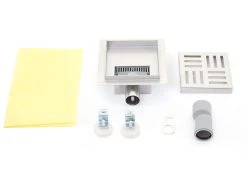 Duschablauf MCW-D95b, Bodenablauf Abflussrinne Bad, Edelstahl Siphon ~ 20x20cm -KALDEWEI-Shop 2122975002 prod 003