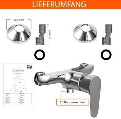 Eisl Duscharmatur Claudio, Chrom -KALDEWEI-Shop 2137012000 prod 005