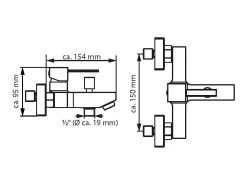 Eisl Wannenfüllarmatur Calvino, Chrom -KALDEWEI-Shop 2137014000 prod 005