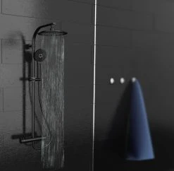 Schütte Überkopf-Brauseset Madura Fresh, Schwarz Matt -KALDEWEI-Shop 2137018000 prod 005