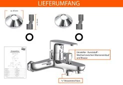 Eisl Wannenfüllarmatur CLAUDIO, Chrom -KALDEWEI-Shop 2137324000 prod 003