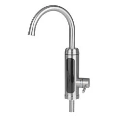 MAXXMEE Warm- & Kaltwasserarmatur Edelstahl 3600W Chrom/schwarz Inkl. 2 Aufsätze -KALDEWEI-Shop 2188576000 prod 002