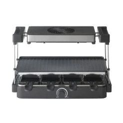 Trebs 15110 - Raclette Für 8 Personen Mit Integriertem Dunstabzug - Große Grillfläche