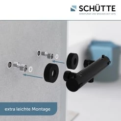 Schütte SCHÜTTE Duscharmatur LONDON Mit Thermostat, Schwarz Matt -KALDEWEI-Shop 2210360001 prod 006