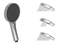 Schütte SCHÜTTE Handbrause SAMOA RAIN Mit Samtstrahltechnologie,Chrom/Anthrazit