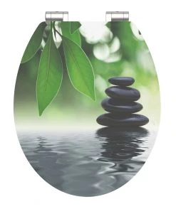 Schütte SCHÜTTE WC-Sitz OASIS High Gloss Mit MDF Holzkern Und Absenkautomatik