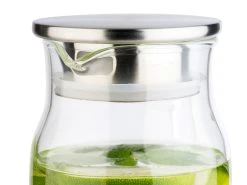 Assheuer APS 1,5 Liter Glaskaraffe Glas/ Edelstahl -KALDEWEI-Shop 2220436000 prod 004