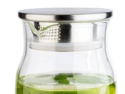 Assheuer APS 1,5 Liter Glaskaraffe Glas/ Edelstahl -KALDEWEI-Shop 2220436000 prod 006