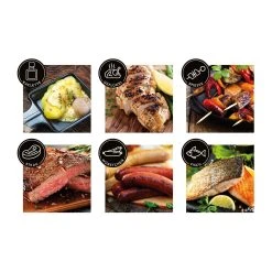 MAXXMEE Multi-Raclette-Grill 3in1 1200W Edelstahl/schwarz Mit Drehfunktion -KALDEWEI-Shop 2240874000 prod 006