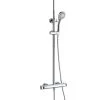 Sanicomfort Thermostat Shower System 200 Mit Kopfbrause Und Handbrause Chrom -KALDEWEI-Shop 2244589000 prod 001