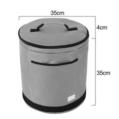 Zoomyo Abdeckhaube Für Elektrischen Schnellkochtopf, Inkl. Griff Und Oben/seitlich Je Eine Tasche Mit Reißverschluss -KALDEWEI-Shop 2354444000 prod 003