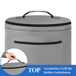 Zoomyo Abdeckhaube Für Elektrischen Schnellkochtopf, Inkl. Griff Und Oben/seitlich Je Eine Tasche Mit Reißverschluss -KALDEWEI-Shop 2354444000 prod 006