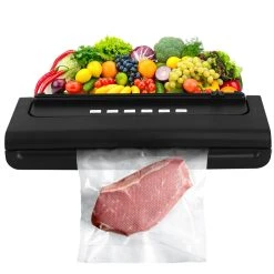 Zoomyo Vakuumierer Advanced, Starter-Set Zum Vakuumieren Mit Vakuumbeutel, Vakuumierrolle, Adapter, Schlauch