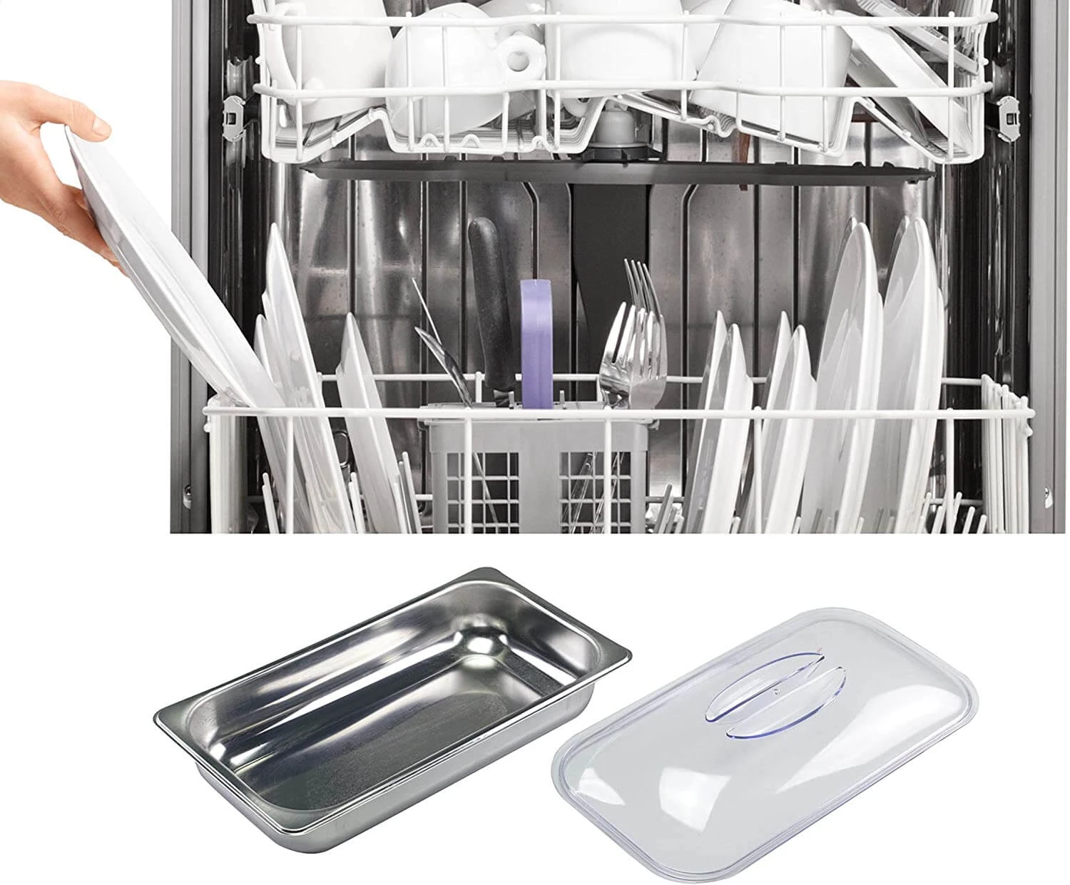 BEPER P101TEM001 Buffetwärmer Aus Stahl/Kunststoff Grau Metallic Essenswärmer Warmhalter 7 BEPER P101TEM001 Buffetwärmer Aus Stahl/Kunststoff Grau Metallic Essenswärmer Warmhalter – Bild 5