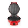 Nedis Pizzaofen Und Grill, 30 Cm, Einstellbare Temperaturregelung, 1800 W, Rot