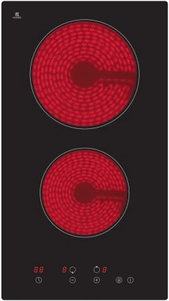 PKM Glaskeramik-Doppelkochplatte EB-GK-2TCG