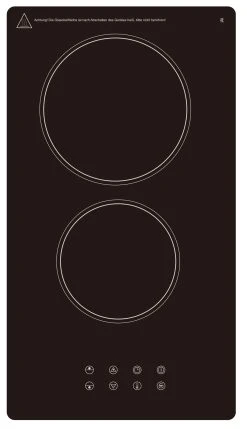 PKM Glaskeramik-Doppelkochplatte EB-DCF-2X