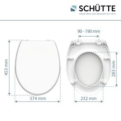Schütte Duroplast WC Sitz WHITE Mit Absenkautomatik Und Schnellverschluss -KALDEWEI-Shop 2475537000 prod 006