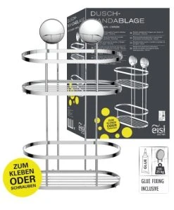 Eisl Duschregal Ohne Bohren 2 Etagen Chrom