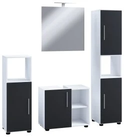 VCM 4-tlg. Badmöbel Set Komplett Badschrank Unterschrank Hochschrank Flandu Ill -KALDEWEI-Shop 8600043100 917693 prod 003