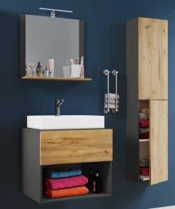 VCM 4-tlg. Waschplatz Waschtisch Badmöbel Set Waschbecken Lendas II -KALDEWEI-Shop 8600043100 917702 prod 003