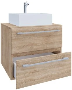 VCM 2-tlg. Waschplatz Waschtisch Badmöbel Set Waschbecken Badinos Ll 2 Schublade -KALDEWEI-Shop 8600043100 918805 prod 003