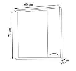VCM 4-tlg. Waschplatz Waschtisch Breite 60 Cm Badmöbel Set Waschbecken Spiegelschrank Hochschrank Schublade Landhaus Casalo L -KALDEWEI-Shop 8600043100 919115 prod 004