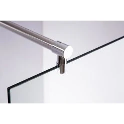 CLP Edelstahl-Duschabtrennung, NANO Glas, Haltestange: RUND (bis Zu 3 Glasfarben Und 20 Größen Wählbar) -KALDEWEI-Shop 8600246500 151352943 prod 004