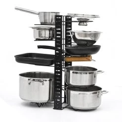 MAKLIK Teleskop Pfannen Organizer Mit 12 Ablagen - Topfdeckel Aufbewahrung Topf Regal 9 MAKLIK Teleskop Pfannen Organizer Mit 12 Ablagen - Topfdeckel Aufbewahrung Topf Regal -KALDEWEI-Shop 8600295800 11922 prod 002
