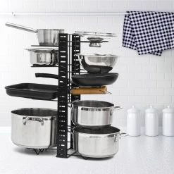 MAKLIK Teleskop Pfannen Organizer Mit 12 Ablagen - Topfdeckel Aufbewahrung Topf Regal 11 MAKLIK Teleskop Pfannen Organizer Mit 12 Ablagen - Topfdeckel Aufbewahrung Topf Regal -KALDEWEI-Shop 8600295800 11922 prod 004