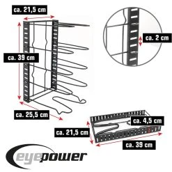 MAKLIK Pfannen Regal 4 Ablagen - 38x21x25 Deckel Organizer Küche Zubehör Topf Organizer -KALDEWEI-Shop 8600295800 12258 prod 002
