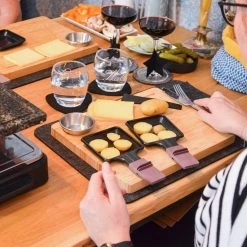 Dunedesign 2 Personen Raclette Teller Set - 30x25 Raclette Brettchen Pfännchen Untersetzer -KALDEWEI-Shop 8600295800 12286 prod 003