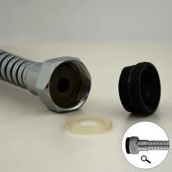 Eyepower 15.5cm Wasserhahn Verlängerung - M22/M24 Perlator Strahlregler Flexischlauch -KALDEWEI-Shop 8600295800 4552 prod 003