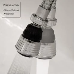 Eyepower 15.5cm Wasserhahn Verlängerung - M22/M24 Perlator Strahlregler Flexischlauch -KALDEWEI-Shop 8600295800 4552 prod 006