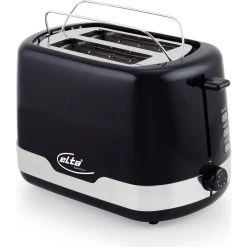 ELTA Int. Wholesale GmbH Elta Cool Touch 2-Scheiben Toaster Brötchenaufsatz Toast Toastautomat Schwarz -KALDEWEI-Shop 8600296500 29769 prod 004