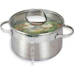 SSW Berlin SSW Comfort Kochtopf Mit Glasdeckel, Edelstahl, Ø 28 Cm, 9,2 L -KALDEWEI-Shop 8600298500 87700 prod 002