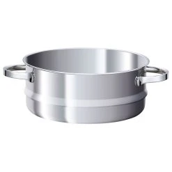 SSW Pulpo Dünsteinsatz Mit Gerolltem Rand, Edelstahl Ø 24 Cm X 9,5 Cm