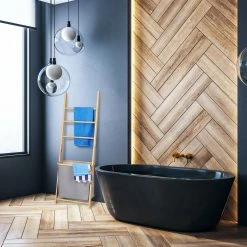 Relaxdays Handtuchhalter Bambus Mit Wäschesack -KALDEWEI-Shop 8600323900 100221480 prod 003