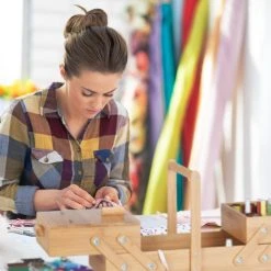 Relaxdays Nähkästchen Bambus XL -KALDEWEI-Shop 8600323900 100222220 prod 003