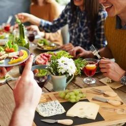 Relaxdays Käsebrett Set Mit 3 Käsemesser -KALDEWEI-Shop 8600323900 100222340 prod 005